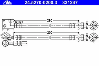 Тормозной шланг ATE купить
