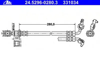 Тормозной шланг ATE купить