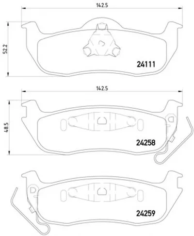Комплект тормозных колодок, дисковый тормоз HELLA PAGID купить