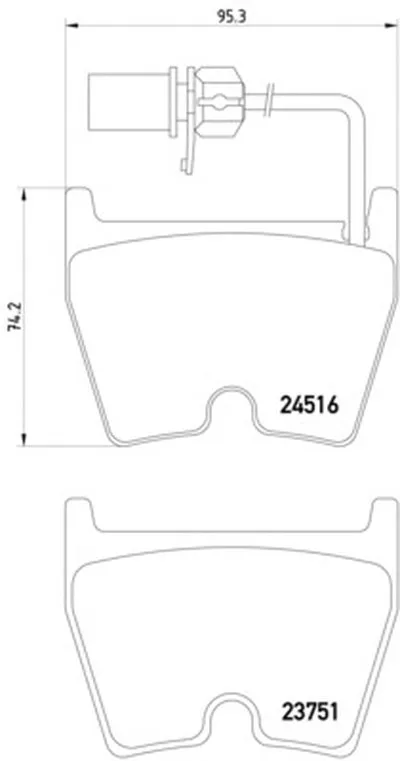 Комплект тормозных колодок, дисковый тормоз TEXTAR купить