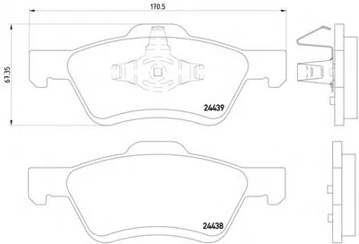 Комплект тормозных колодок, дисковый тормоз HELLA PAGID купить