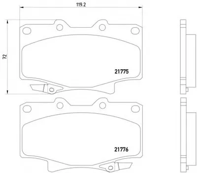 Комплект тормозных колодок, дисковый тормоз HELLA PAGID купить