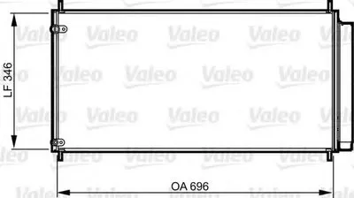 Конденсатор, кондиционер VALEO купить