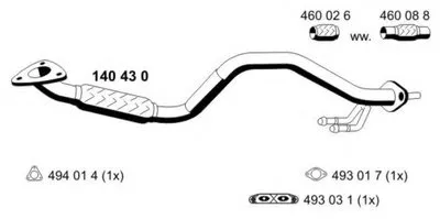 Труба выхлопного газа ERNST купить