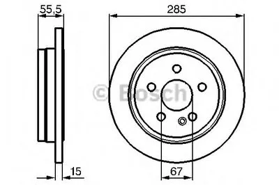Тормозной диск BOSCH купить
