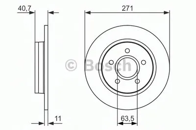 Тормозной диск BOSCH купить
