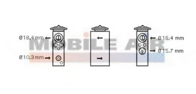 Расширительный клапан, кондиционер VAN WEZEL купить