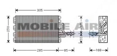 Испаритель, кондиционер VAN WEZEL купить