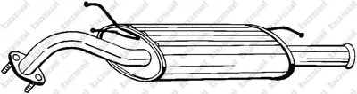 Глушитель выхлопных газов конечный BOSAL купить