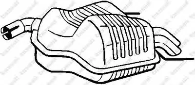 Глушитель выхлопных газов конечный BOSAL купить