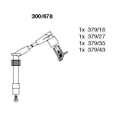 Комплект проводов зажигания BREMI купить