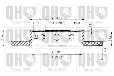 Тормозной диск QUINTON HAZELL купить