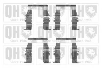 Комплектующие, колодки дискового тормоза QUINTON HAZELL купить