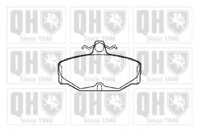 Комплект тормозных колодок, дисковый тормоз QUINTON HAZELL купить