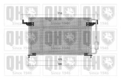 Конденсатор, кондиционер QUINTON HAZELL купить