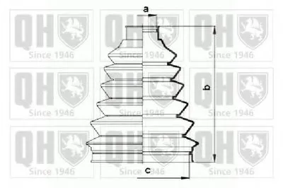 Комплект пылника, приводной вал QUINTON HAZELL купить