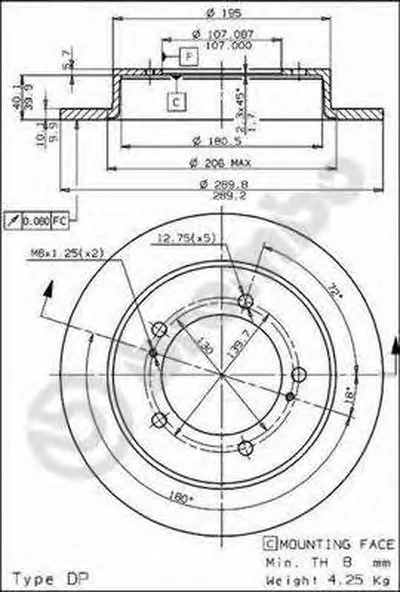 Тормозной диск AP купить