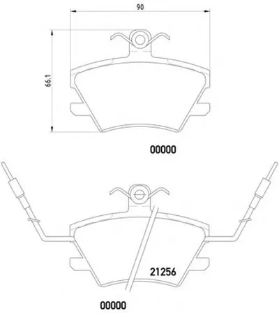 Комплект тормозных колодок, дисковый тормоз MINTEX купить