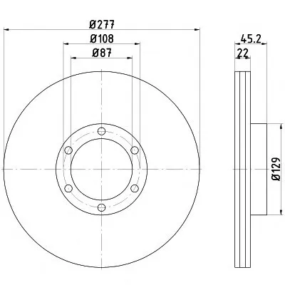 Тормозной диск MINTEX купить