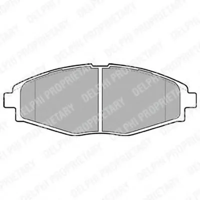 Комплект тормозных колодок, дисковый тормоз DELPHI купить