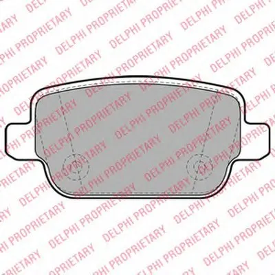 Комплект тормозных колодок, дисковый тормоз DELPHI купить