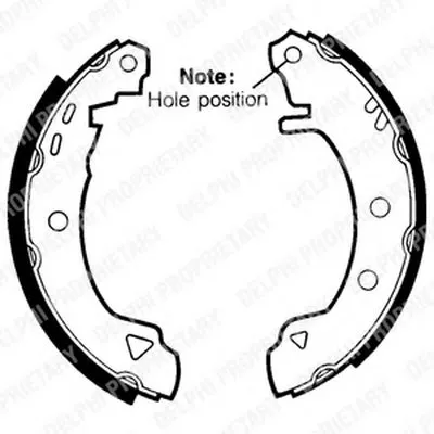 Комплект тормозных колодок DELPHI купить