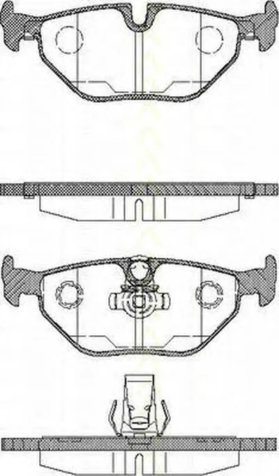 Комплект тормозных колодок, дисковый тормоз TRISCAN купить