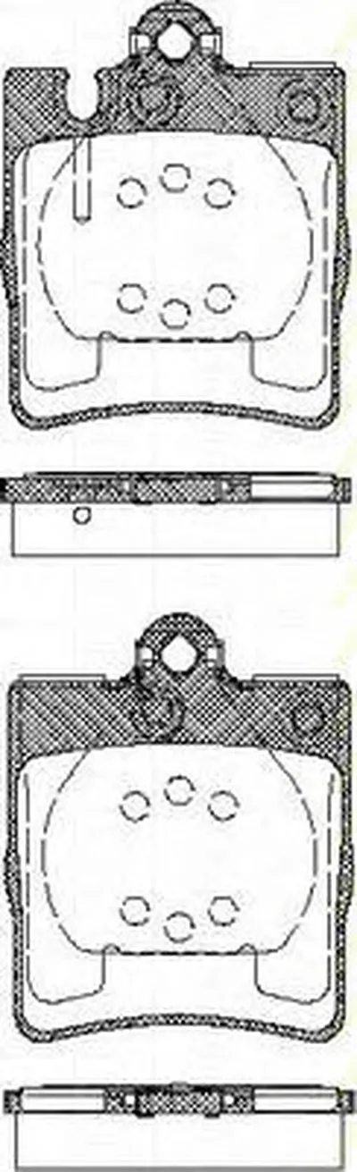 Комплект тормозных колодок, дисковый тормоз TRISCAN купить