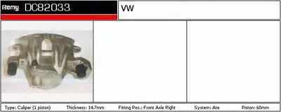 Тормозной суппорт Remanufactured REMY (Multiline) DELCO REMY купить