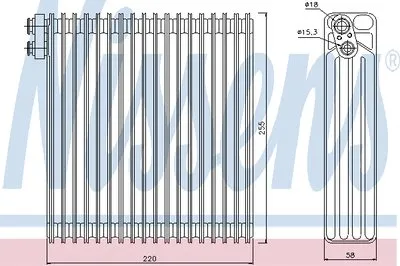 Испаритель, кондиционер NISSENS купить