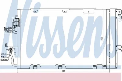 Конденсатор, кондиционер NISSENS купить