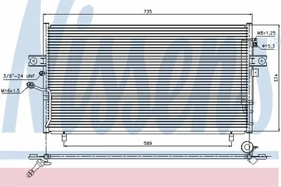 Конденсатор, кондиционер NISSENS купить