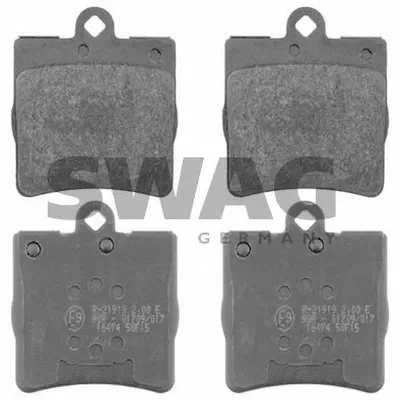 Комплект тормозных колодок, дисковый тормоз SWAG купить