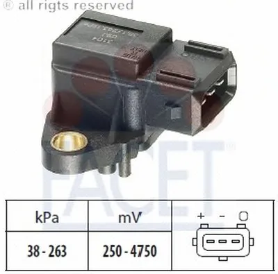 Датчик давления воздуха, высотный корректор; Датчик, давление во впускном газопроводе