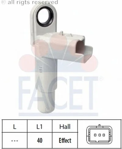 Датчик, положение распределительного вала FACET купить
