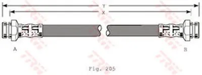 Тормозной шланг TRW купить