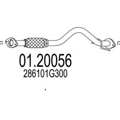 Труба выхлопного газа MTS купить