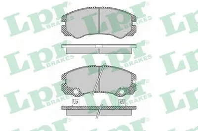 Комплект тормозных колодок, дисковый тормоз LPR купить