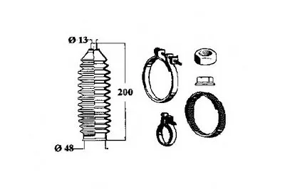 Комплект пылника, рулевое управление OCAP купить