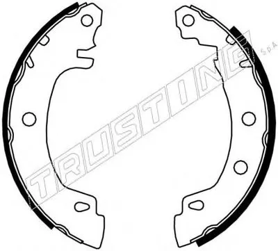 Комплект тормозных колодок REPARATION KIT TRUSTING купить