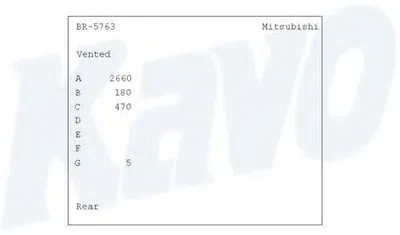 Тормозной диск KAVO PARTS купить