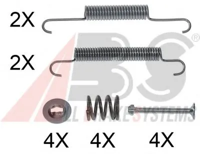 Комплектующие, тормозная колодка A.B.S. купить