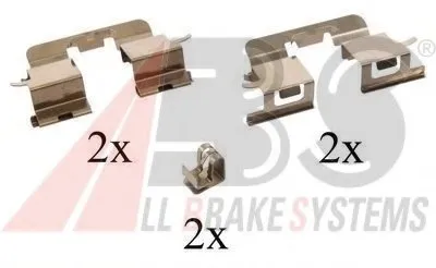 Комплектующие, колодки дискового тормоза A.B.S. купить