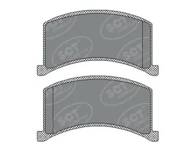 Комплект тормозных колодок, дисковый тормоз SCT Germany купить