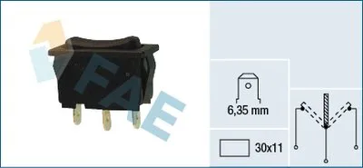 Выключатель, oсвещение салона FAE купить