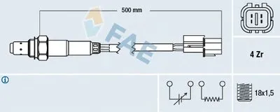Лямда-зонд FAE купить