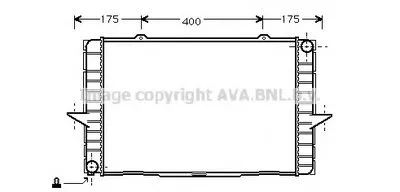 Радиатор, охлаждение двигателя AVA QUALITY COOLING купить