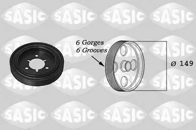 Ременный шкив, коленчатый вал SASIC купить