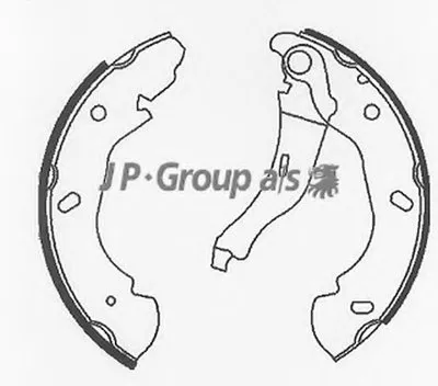 Комплект тормозных колодок QH JP GROUP купить