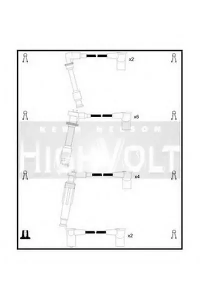 Комплект проводов зажигания HighVolt STANDARD купить